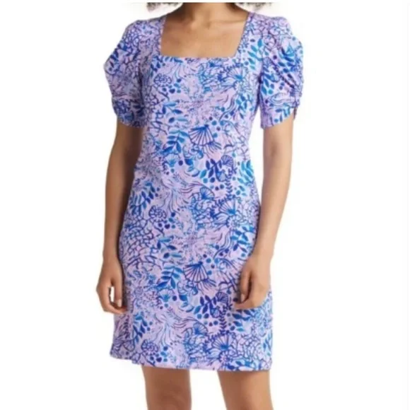 ⭐️NWT!⭐️Lilly Pulitzer Haydn Mini Dress Sz XS w MEASUREMENTS in Calla Lilly Pink - Picture 14 of 15